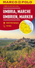 MARCO POLO Karte Umbrien, Marken 1:200 000. Umbria, Marches. Umbria, Marche. Ombrie, Marches