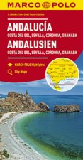 Andalusia, Costa Del Sol, Seville, Cordoba, Granada Marco Polo Map