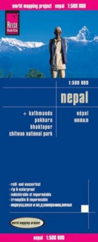 Reise Know-How Landkarte Nepal 1 : 500 000