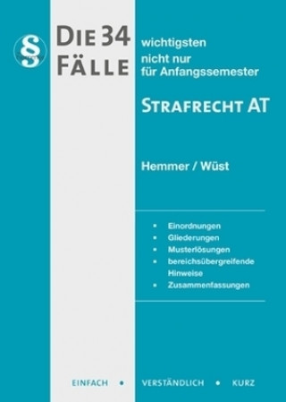 Die 34 wichtigsten Fälle zum Strafrecht AT