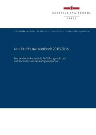 Non Profit Law Yearbook 2015/2016