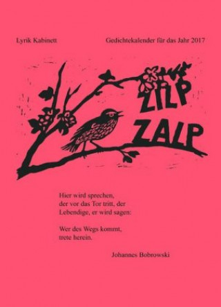 Zilpzalp Gedichtekalender für das Jahr 2017