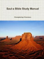 Saul-A Bible Study Manual