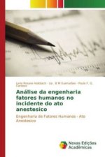 Análise da engenharia fatores humanos no incidente do ato anestesico