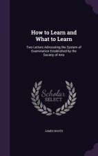 HOW TO LEARN AND WHAT TO LEARN: TWO LETT