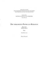 Die verkohlten Papyri aus Bubastos. Bd.3,A