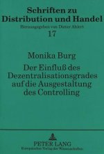 Der Einflu des Dezentralisationsgrades auf die Ausgestaltung des Controlling