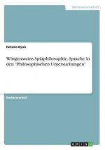 Wittgensteins Spätphilosophie. Sprache in den 