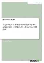 Acquisition of Affixes. Investigating the Acquisition of Affixes by a Four-Year-Old Girl