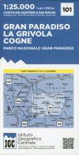 IGC Wanderkarte Gran Paradiso, La Grivola, Cogne