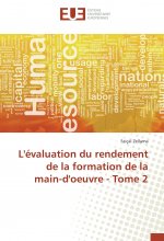 L'évaluation du rendement de la formation de la main-d'oeuvre - Tome 2
