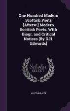 ONE HUNDRED MODERN SCOTTISH POETS [AFTER