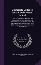 University Colleges, Great Britain - Grant in Aid