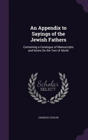 Appendix to Sayings of the Jewish Fathers