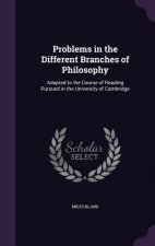 Problems in the Different Branches of Philosophy