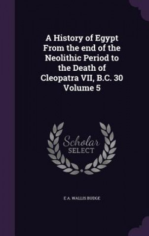 History of Egypt from the End of the Neolithic Period to the Death of Cleopatra VII, B.C. 30 Volume 5