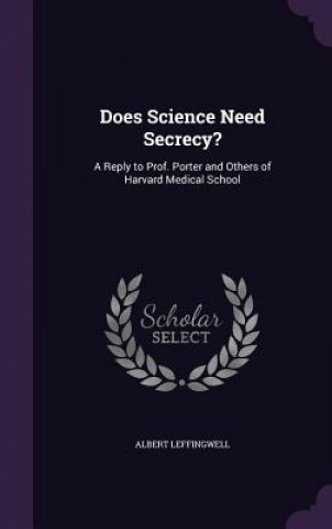Does Science Need Secrecy?