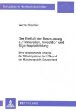 Der Einflu der Besteuerung auf Innovation, Investition und Eigenkapitalbildung