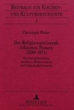 Der Religionsphilosoph Johannes Hessen (1889-1971)
