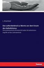 Lutherdenkmal zu Worms vor dem Forum des Katholicismus