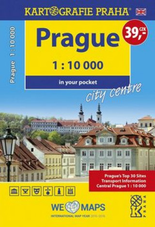 Prague City centre in your pocket 1 : 10 000