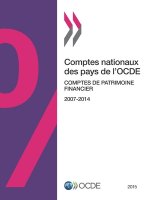 Comptes nationaux des pays de l'OCDE, Comptes de patrimoine financier 2015