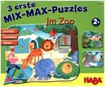 3 erste Mix-Max-Puzzles - Im Zoo (Kinderpuzzle)