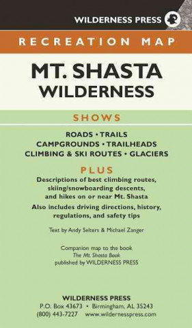 MAP-MAP MOUNT SHASTA WILDERNES