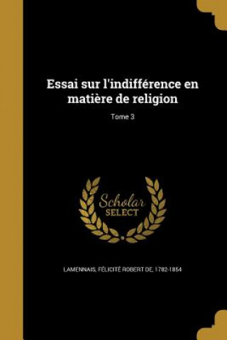 FRE-ESSAI SUR LINDIFFERENCE EN