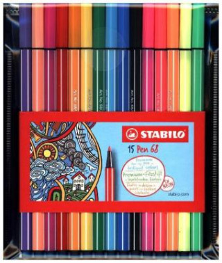 STABILO Pen 68 10+5 neon Etui