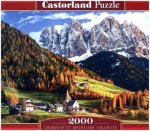 Kirche von St. Magdalena, Dolomiten (Puzzle)