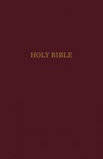 KJV, Gift and Award Bible, Imitation Leather, Burgundy, Red Letter Edition