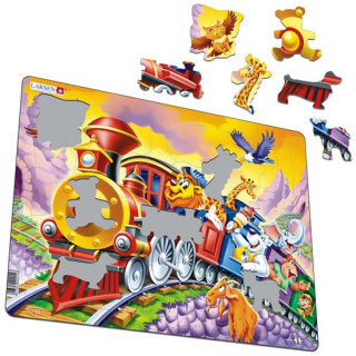 Puzzle MAXI - Cirkusový vlak/30 dílků