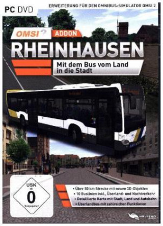 OMSI 2 - AddOn Rheinhausen, 1 DVD-ROM