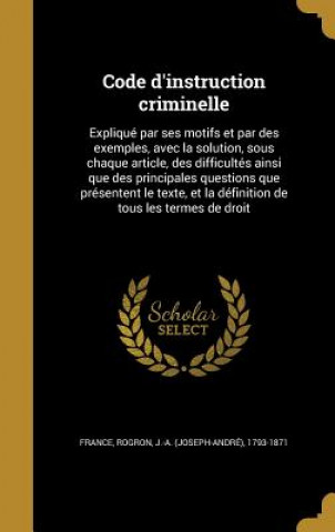 FRE-CODE DINSTRUCTION CRIMINEL