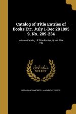 CATALOG OF TITLE ENTRIES OF BK