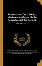 GER-BOTANISCHES ZENTRALBLATT R