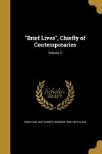 BRIEF LIVES CHIEFLY OF CONTEMP