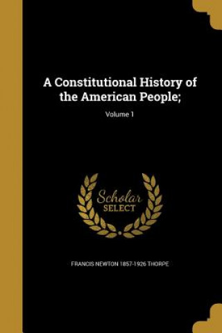 CONSTITUTIONAL HIST OF THE AME