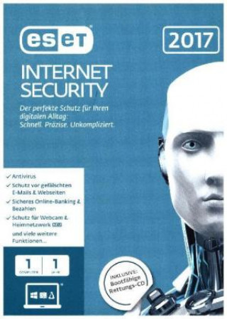 ESET Internet Security 2017 Edition 1 User/CD-ROM