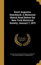 EVERT AUGUSTUS DUYCKINCK A MEM