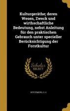 GER-KULTURGERATHE DEREN WESEN
