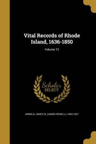 VITAL RECORDS OF RHODE ISLAND