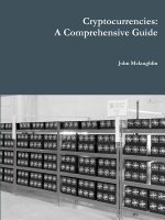 Cryptocurrencies: A Comprehensive Guide