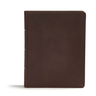 CSB Study Bible, Brown Genuine Leather: Faithful and True (Holman Bible Staff)(Twarda)