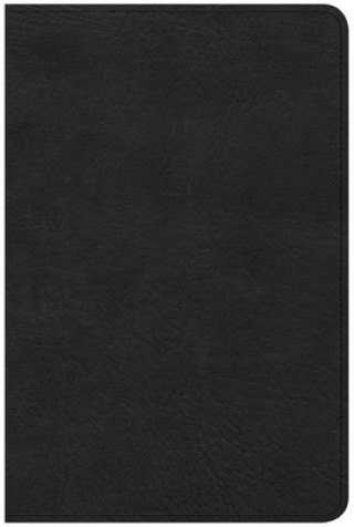 CSB Compact Ultrathin Reference Bible, Black Leathertouch