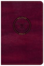 CSB Military Bible, Burgundy Leathertouch
