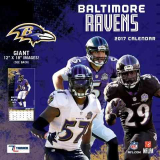 Cal 2017 Baltimore Ravens 2017 12x12 Team Wall Calendar
