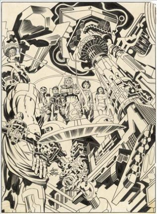 JACK KIRBY FOREVER PEOPLE ARTI