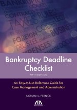 BANKRUPTCY DEADLINE CHECKLIST